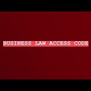 BUS LAW ACCESS CODE TO CENGAGE